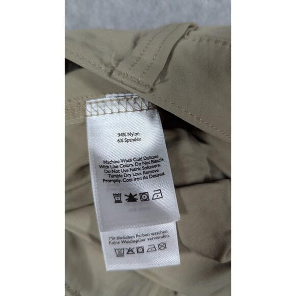 Eddie Bauer Men Shorts Size 36 Travex Nylon Chino‎ Performance 9" Inseam Outdoor - Picture 7 of 14
